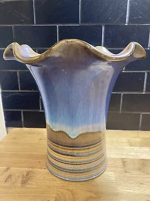 Buy 1970 Large Denby Cascade Studio Art Pottery Vase • 29.99£