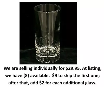 Buy Kosta Boda PIPPI Clear Bubble Flat Tumbler 14 Oz., 6 1/4  Glass (8 AVAILABLE)  • 27.91£