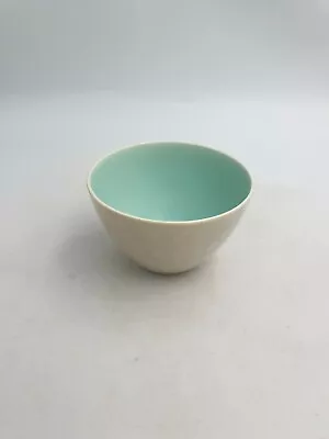 Buy Poole Pottery Twintone C57 Open Sugar Bowl Light Aqua & Seagull Pattern • 11.99£