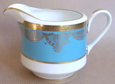 Buy Aynsley China Agincourt 176 Turquoise Pattern 3  Creamer (10931) • 22.50£