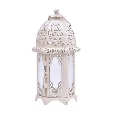 Buy 1PC Vintage Metal Hollow Candle Holder Crystal Candlestick Hanging LanteS0 • 7.99£