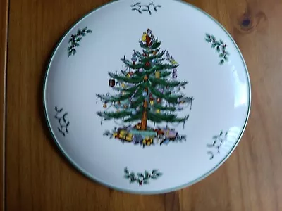 Buy Spode Christmas Tree 11 Inch Ceramic Domed Cake Plate Serving Platter • 9.99£