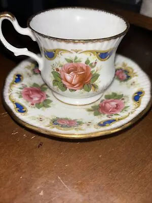 Buy QUEENS ROSINA CHINA CO. LTD PINK ROSES Estd. 1875 Teacup • 18.63£