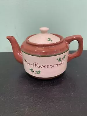 Buy Vintage Irish Carrig Ware Ceramic Souvenir Teapot  From Riverstown  • 14.91£