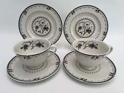 Buy Vintage Royal Doulton Old Colony Set Of 2 Trios - 2 Cups/Saucers/Side Plates • 15.99£