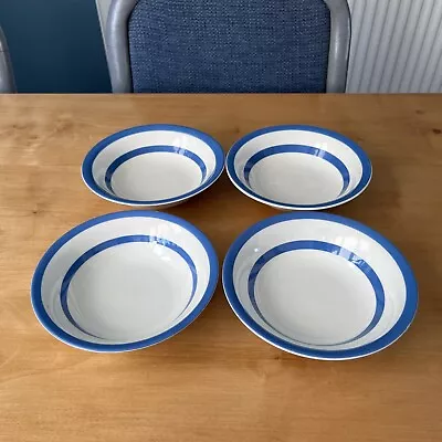 Buy T G Green Cornishware 4x Dessert Bowls Green Shield • 49.99£