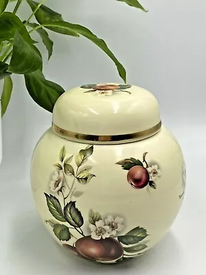 Buy Arthur Wood Staffordshire Ironstone Ginger Jar & Lid #5903 Apple Tree Design • 16.99£