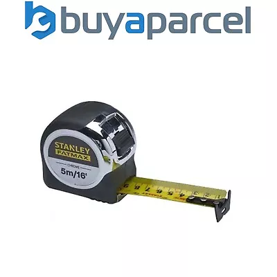 Buy Stanley FatMax Chrome 5m Tape Measure Wide Blade Metric Imperial 3m Stand Out • 15.40£