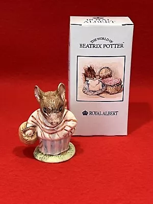 Buy Beatrix Potter Royal Albert Figurine Mrs Tittlemouse - Figure Mint & Boxed • 13.99£