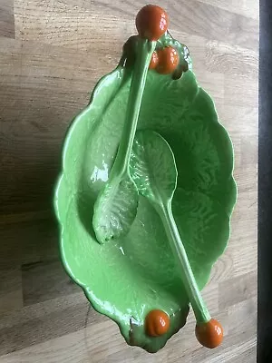 Buy Antique Carlton Ware Lettuce & Tomato Salad Bowl  • 25£