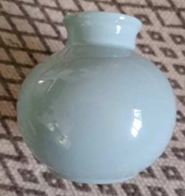Buy Poole Pottery England Pale Blue Bulbous Globe Vase Vgc • 12£