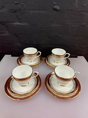 Buy 4 X Duchess Winchester Tea Trios Cups Sauces And Side Plates 2 Sets Available • 24.99£