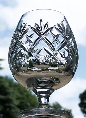 Buy Single Signed ROYAL DOULTON Lead Crystal GEORGIAN Cut Brandy Glass - 12 Cm • 6£