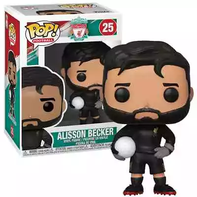 Buy Funko Alisson Becker Liverpool FC POP Football Vinyl Figure No 25 • 16.99£