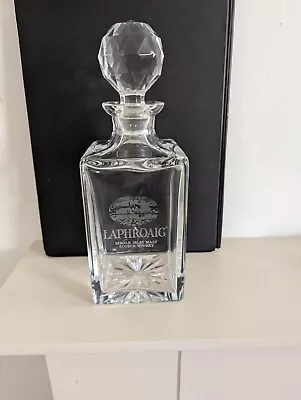 Buy Rare Laphroaig Glass Islay Malt Scotch Whisky Decanter. • 19.99£