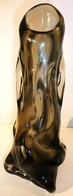 Buy MCM 11  Whitefriars Style Knobbly Streaky Abstract Brutalist Glass Vase • 70.01£
