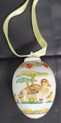 Buy Hutschenreuther Old Winther Easter Egg German Porcelain Ornament Ducks 2002 • 11.17£