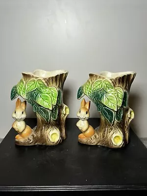 Buy Pair Of Hornsea Fauna Tree And Rabbit (55) Excellent Condition • 8.99£