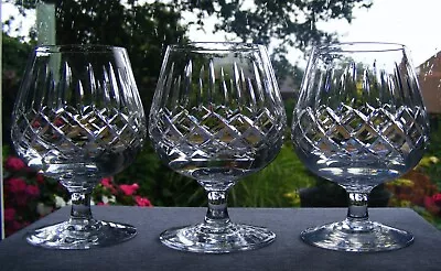 Buy Set Of 3 Edinburgh Crystal  Appin  4 1/2 Inch Brandy Glasses • 30£