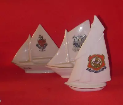 Buy Crested China Yachts Eastbourne (Saucy Sue) Falmouth & EAST Cowes IW • 5.99£