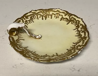 Buy T & V France Tressemann & Vogt Limoges Porcelain 6  Handle Trinket Dish Gold • 18.64£