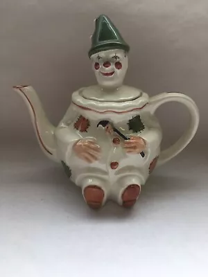 Buy Tony Wood Studio Pottery Clown Teapot • 22.95£