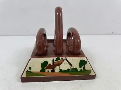 Buy Vintage Motto Ware Pottery Toast Rack Holy Island • 12.99£