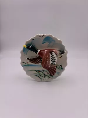 Buy Vintage Mallard Duck Small Round 5  Wall Pocket Vase Planter • 18.64£