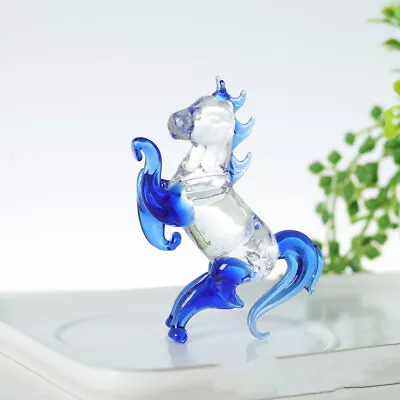 Buy  Home Ornament Animal Model Adorn Crystal Glass Ornaments Horse • 10.59£