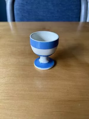 Buy T G Green Cornishware Footed Egg Cup Green Shield *1* • 21.99£