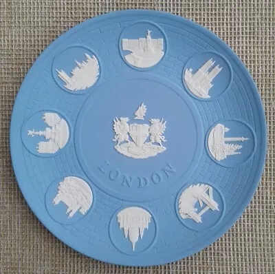 Buy Wedgwood “london” Blue Jasperware Plate. • 9.99£