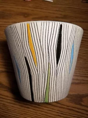 Buy Bitossi Pottery Stripes Sgraffito Vintage • 88.53£
