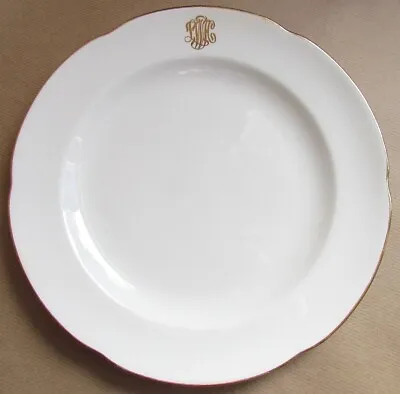 Buy GEORGE JONES CRESCENT CHINA MONOGRAMMED 10  DINNER PLATE (Ref8258) • 11.50£