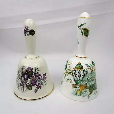 Buy Vintage Fine Bone China Hand Bell Lord Nelson + Crown Staffordshire Kowloon 70's • 6.99£