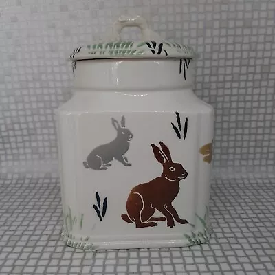 Buy Royal Winton Tradition Spongeware Canister Lidded Jar Bunny Rabbit Frog England  • 12.99£