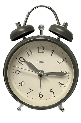 Buy Jones Alarm Clock Quartz Traditional Classic Twin-bell Alarm Clock Bedside Clock • 12.98£