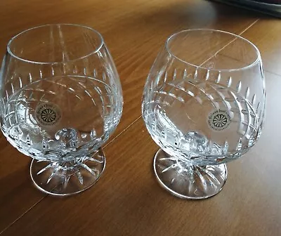 Buy Pair Of Galway Crystal Rathmore Brandy Glasses • 15£