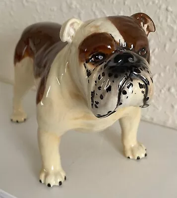 Buy BESWICK DOG  BULLDOG BASFORD BRITISH MASCOT LARGE MODEL No. 965 PERFECT • 22£