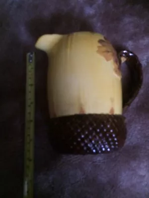 Buy Large Burleigh Ware Yellow/Brown Acorn Jug • 20£