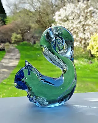 Buy Vintage Blue Glass Squirrel Figurine Ornament - 3.25  Tall - VGC • 10.95£
