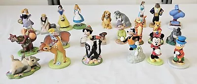 Buy 22 X Disney Grolier Ceramic Figures - 001 • 15£