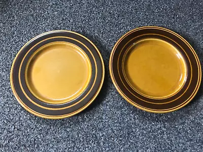 Buy Set Of 2 Kiln Craft Tableware Dark & Light Brown Small Plates 17cm - Damaged • 10£