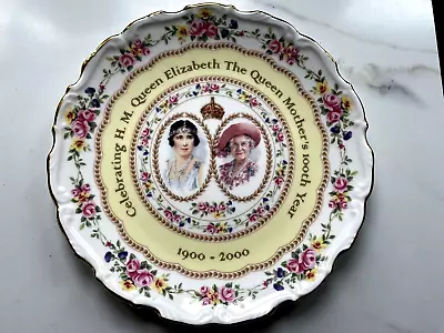 Buy Royal Albert Bone China Queen Mothers 100th Birthday Commemorative Plate • 8.99£