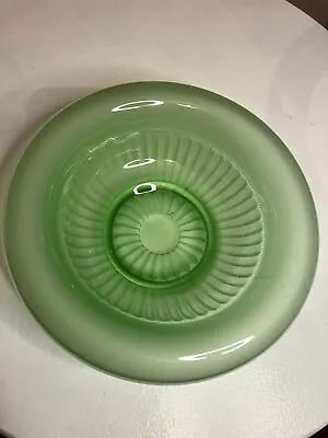 Buy Vintage Davidson Green Jadeite Art Deco Pressed Glass Posy Bowl • 9£