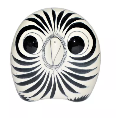 Buy Vintage Mexican Pottery Owl Figure Folk Art Handpainted Signed Floral Back • 18.63£