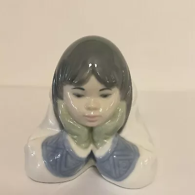 Buy Vintage Lladro NAO Eskimo Girl 'Dreaming On The Ice' Figure Figurine 1298 VGC • 25£