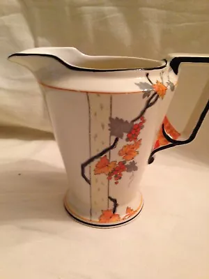 Buy Genuine Vintage Antique Burleigh Ware Art Deco Jug Vase 1930s Hand Painted • 15£