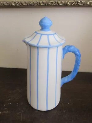 Buy Cauldon England Porcelain Syrup Pitcher Blue • 13.98£