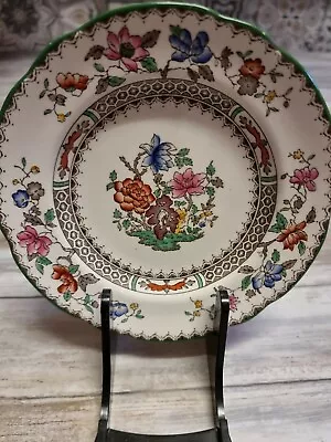 Buy Antique 1890's Copeland Late Spode ‘Chinese Rose’ Old Back Stamp Bread Plate 6¼  • 6£