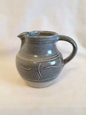 Buy Handmade Blue / Grey Glazed Pottery Jug • 9.90£